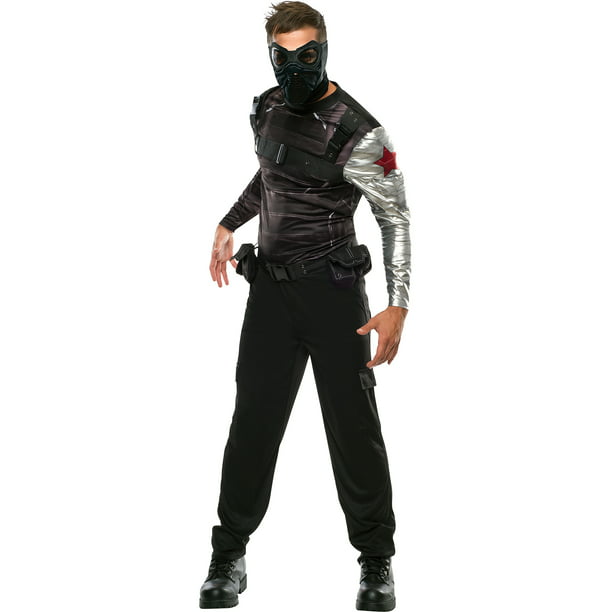 Captain America2 Winter Soldier Bucky Barnes Cosplay Costume High Quality Outfit
